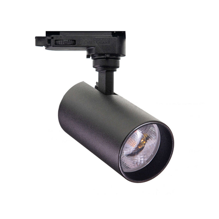 Meteora-S 24°, Black/Black, 2700k, 700lm, CRI>90, 3-phase Track Fixture