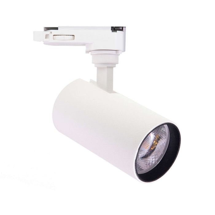 Meteora-S 24°, White/Black, 2700k, 700lm, CRI>90, 3-phase Track Fixture