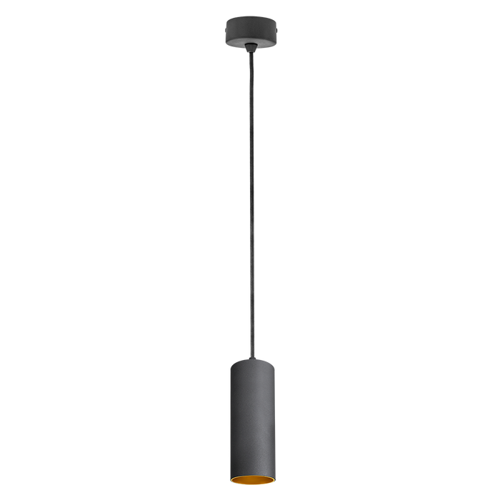 Meteora Pendant 24°, Black/Gold, 3000k, 1100lm, CRI>90, Pendant Fixture