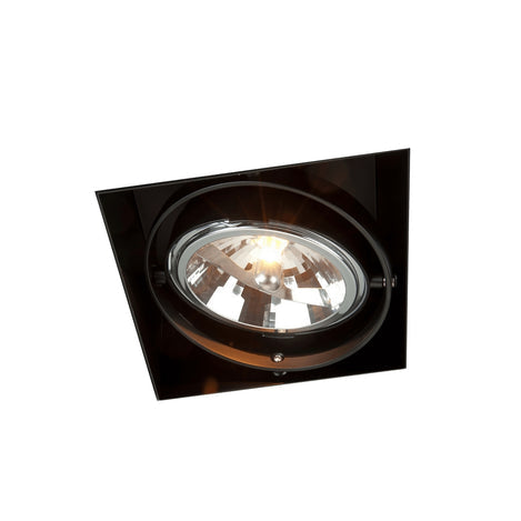 Moon 1 Frameless (including Pl, Black, 1xQR111, Recessed Fixture
