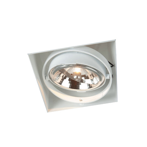 Moon 1 Frameless (including Pl, White, 1xQR111, Recessed Fixture