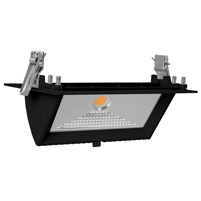 Occhio 90°, Black, Meat Premium Red, 1100lm, Recessed Fixture