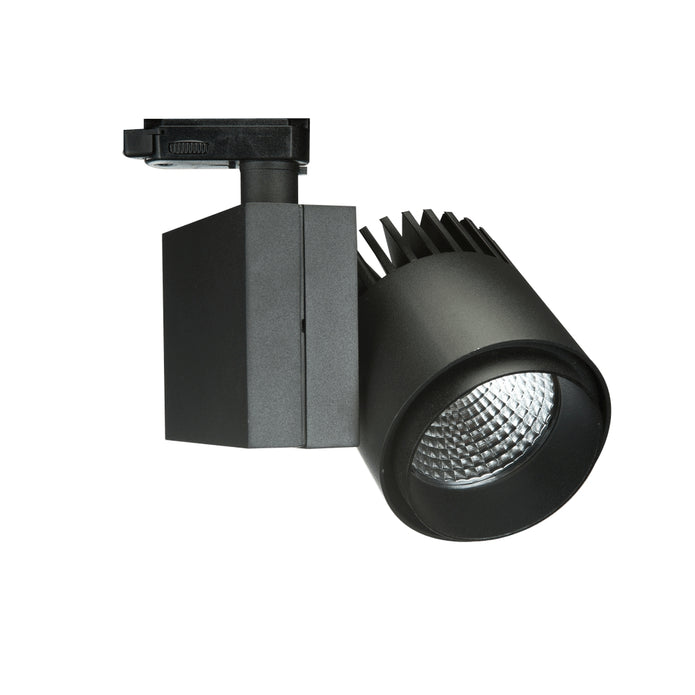 Presenta 40°, Black, 4000k, 2000lm, CRI>80, 3-phase Track Fixture-Dali Dimmable