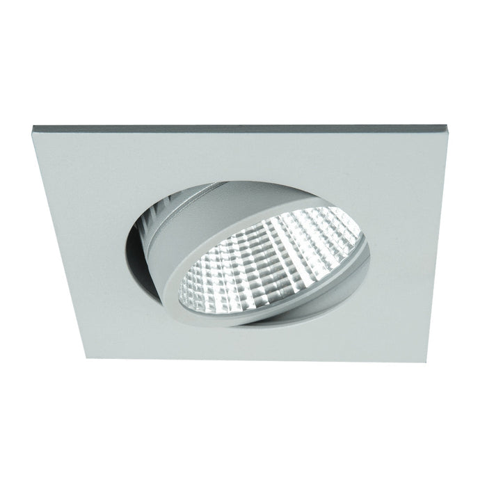 Quadro 15°, Grey, 2700k, 1100lm, CRI>80, Recessed Fixture-Dali Dimmable