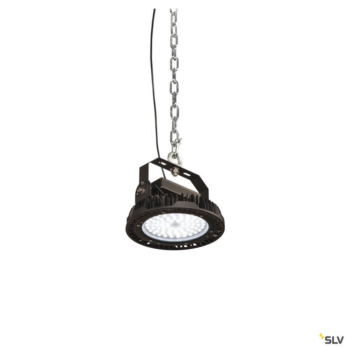 PARA FLAC, pendant, LED, 4000K, black, 100W, IP65