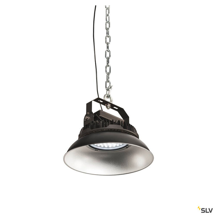 PARA FLAC, pendant, LED, 4000K, black, 100W, IP65