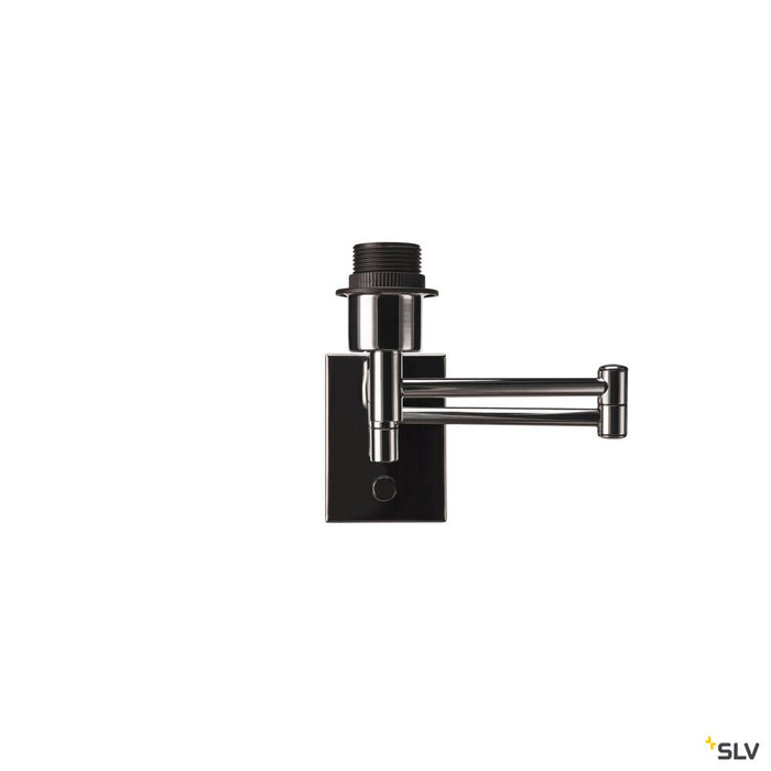 FENDA Base, WL, Indoor surface-mounted wall light, E27, max. 40W, chrome