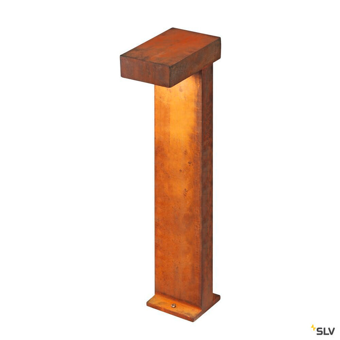 PATHLIGHT 70, LED outdoor floor stand, rust coloured, IP55, 3000K