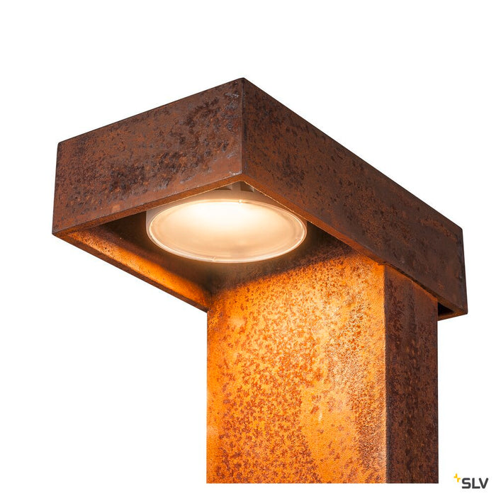 PATHLIGHT 70, LED outdoor floor stand, rust coloured, IP55, 3000K