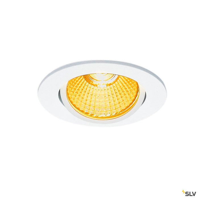 NEW TRIA round, LED indoor recessed ceiling light, white, 1800-3000K, 7.2W