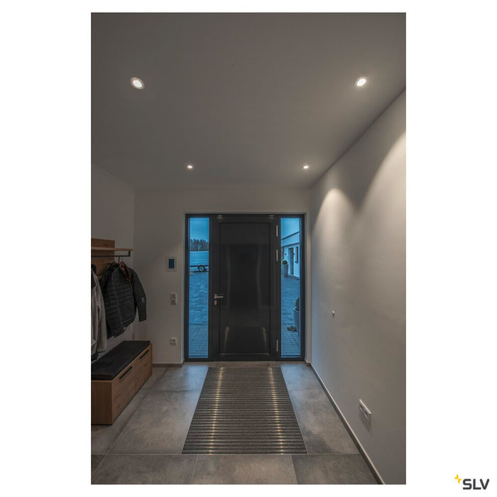 NEW TRIA round, LED indoor recessed ceiling light, white, 1800-3000K, 7.2W