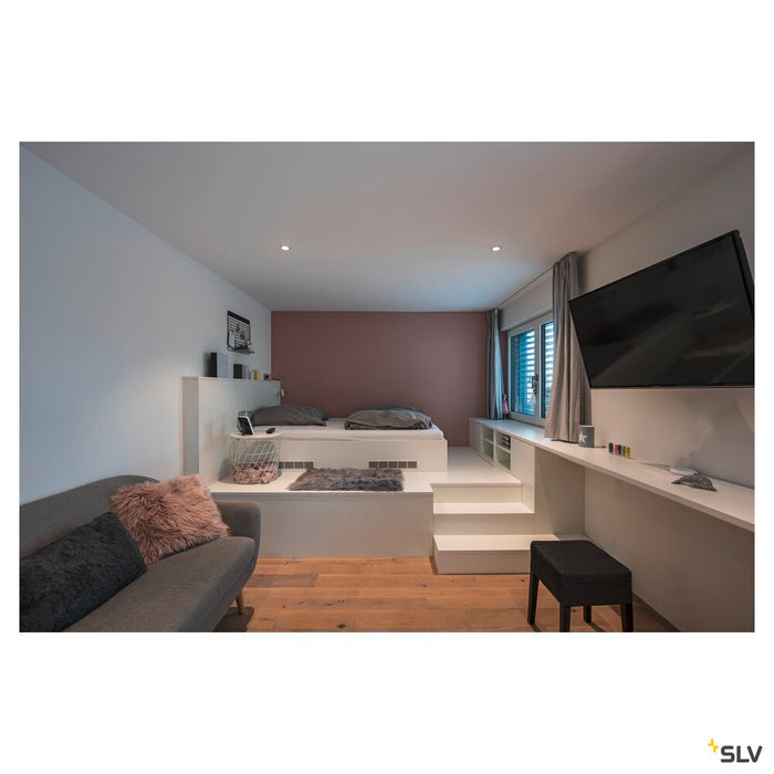 NEW TRIA round, LED indoor recessed ceiling light, white, 1800-3000K, 7.2W