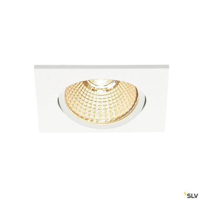 NEW TRIA angular, LED indoor recessed ceiling light, white, 1800-3000K, 7.2W