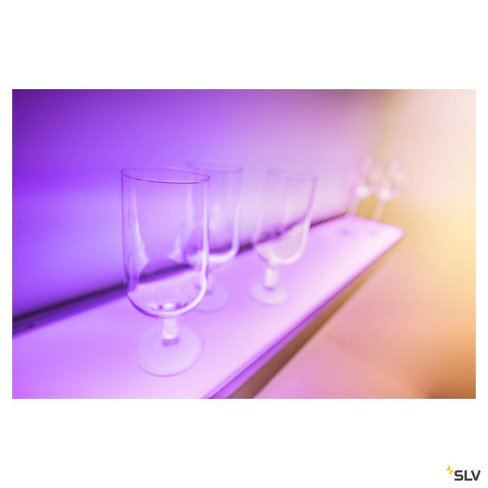 NEW FLAT WL, Indoor LED wall-mounted light alu RGBW