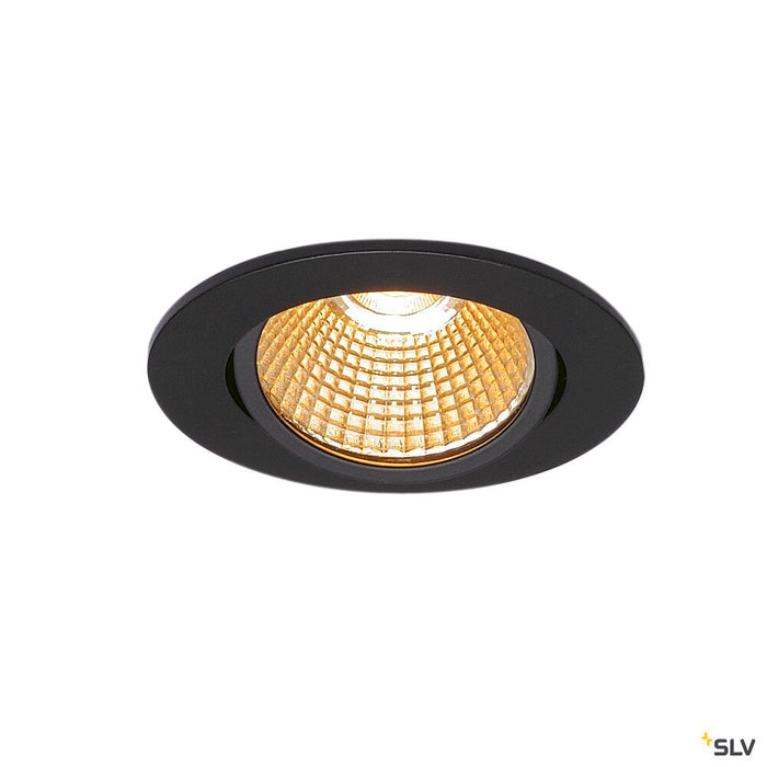 NEW TRIA 68 I CS, Indoor LED recessed ceiling light black 2700K round