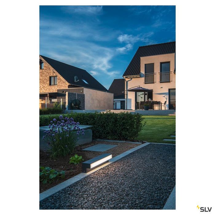 Light Line Out L-LINE OUT 60 FL, Outdoor LED free-standing light anthracite CCT switc