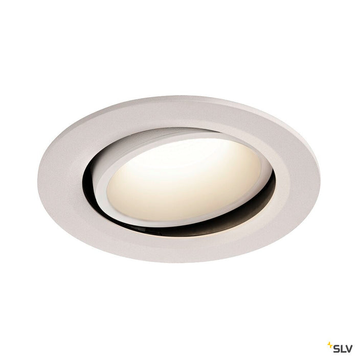 NUMINOS MOVE DL L, Indoor LED recessed ceiling light white/white 4000K 20° rotating and pivoting