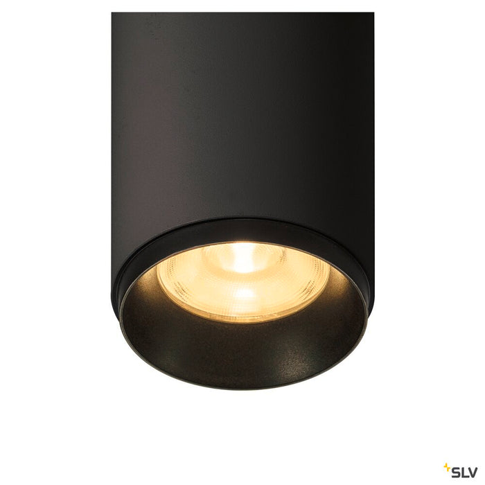 NUMINOS CL PHASE M, Indoor LED recessed ceiling light black/black 3000K 24°