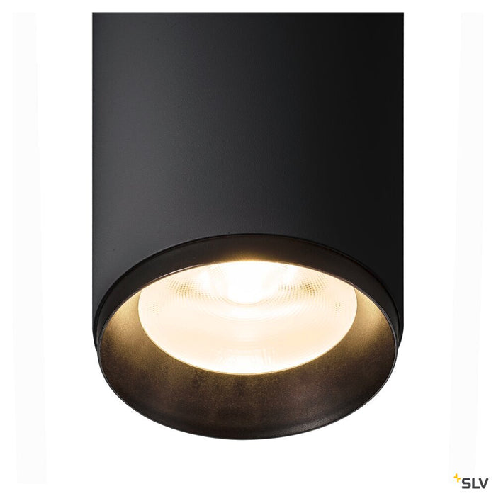 NUMINOS CL PHASE L, Indoor LED recessed ceiling light black/black 4000K 36°