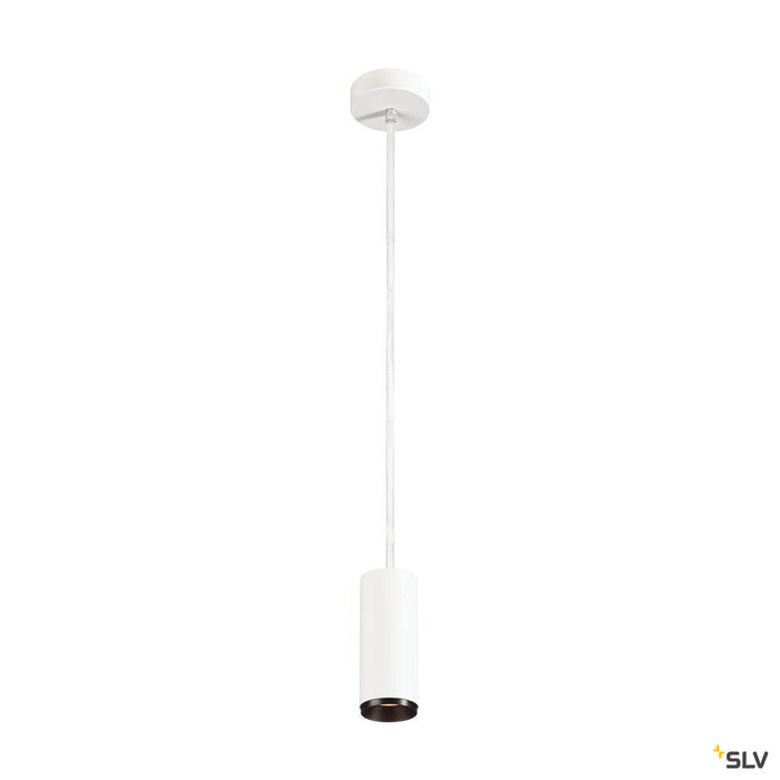 NUMINOS PD DALI S, Indoor LED pendant light white/black 3000K 60°