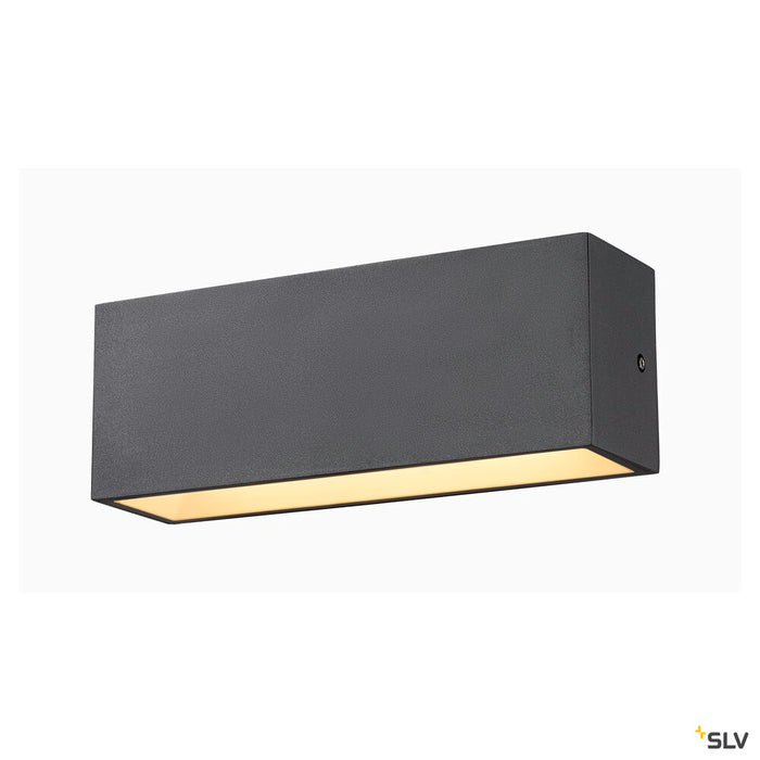 SITRA L WL UP/DOWN, outdoor LED wall-mounted light, anthracite, CCT switch 3000/4000K