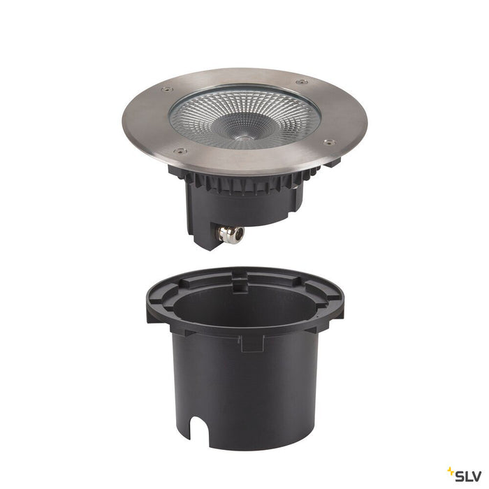 ROCCI 200 EL round, black in-ground light 16W 3000K 120°