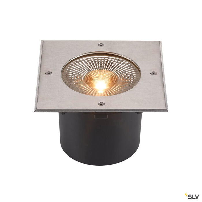 ROCCI 200 EL square, black in-ground light 16W 3000K 120°