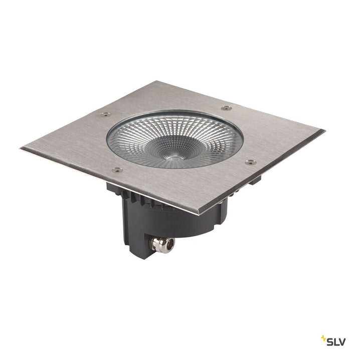 ROCCI 200 EL square, black in-ground light 16W 3000K 120°