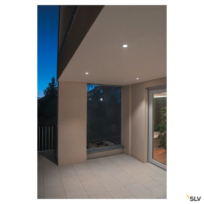 PATTA-F, recessed fitting, LED, 3000K, round, white, 38°, incl. driver