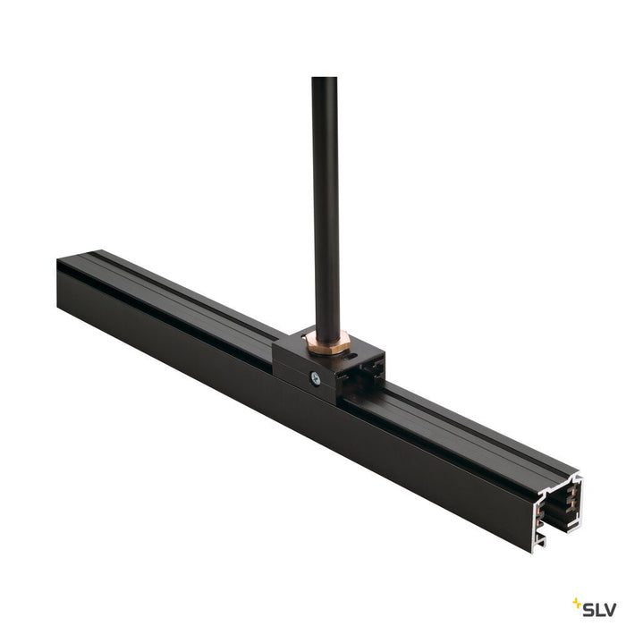 PENDANT CLIP for EUTRAC 240V 3-phase surface-mounted track, black, M13 thread