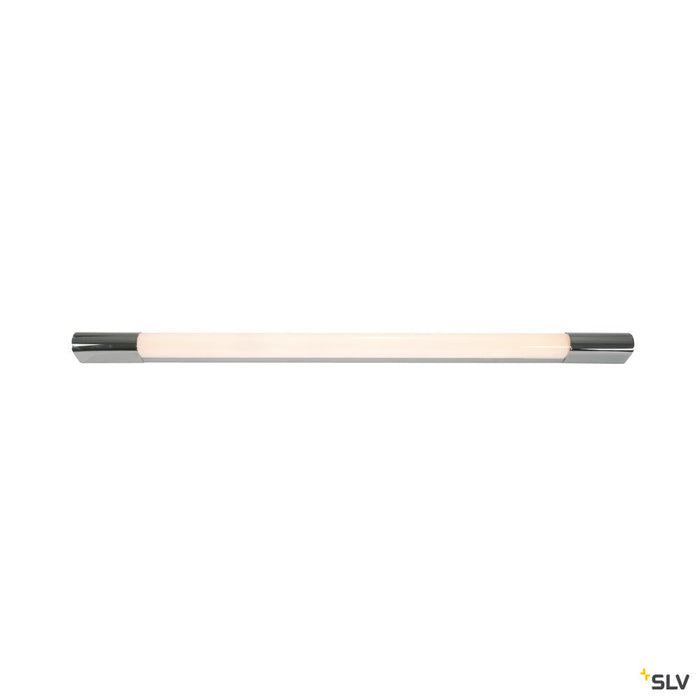 TRUKKO 90 wall light, LED, 3000K, chrome/white, H 90 cm, incl. LED driver