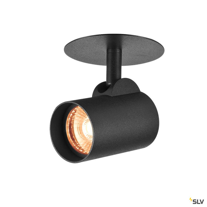 HELIA EL, LED Indoor recessed ceiling light, black, 3000K, 35°