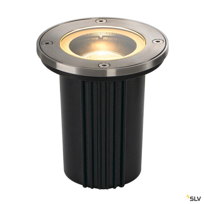 DASAR EXACT 116, outdoor inground fitting, QPAR51, IP67, round, stainless steel 316, max. 35W