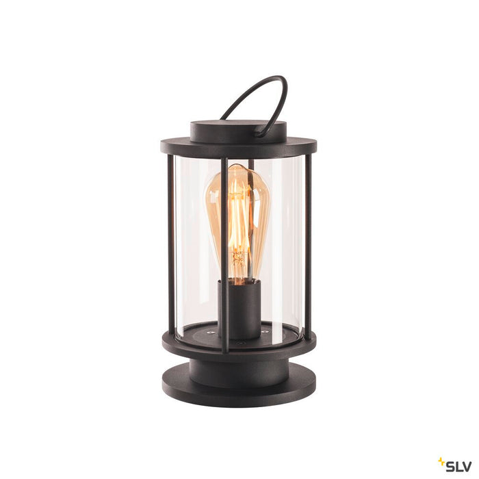 PHOTONIA, outdoor table lamp, E27, anthracite, IP44, incl. connection lead and shock-proof mains plug, anthracite, max.60W