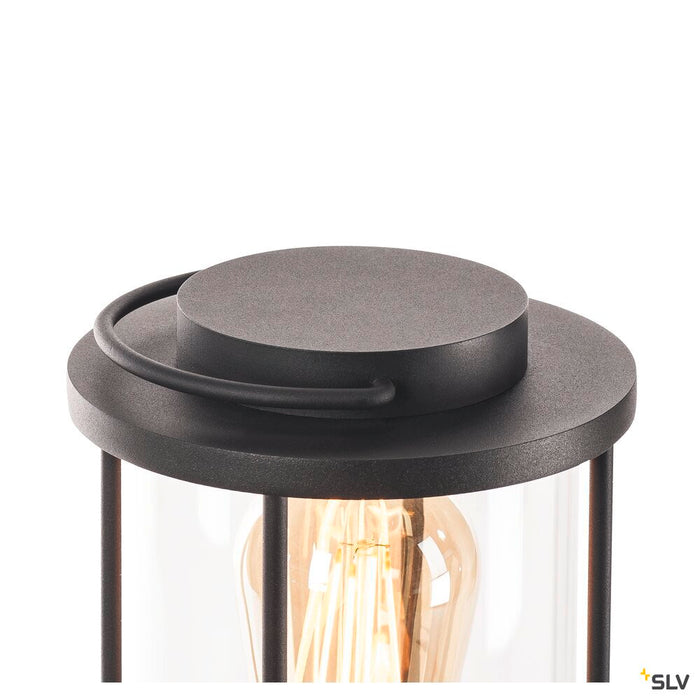 PHOTONIA, outdoor table lamp, E27, anthracite, IP44, incl. connection lead and shock-proof mains plug, anthracite, max.60W