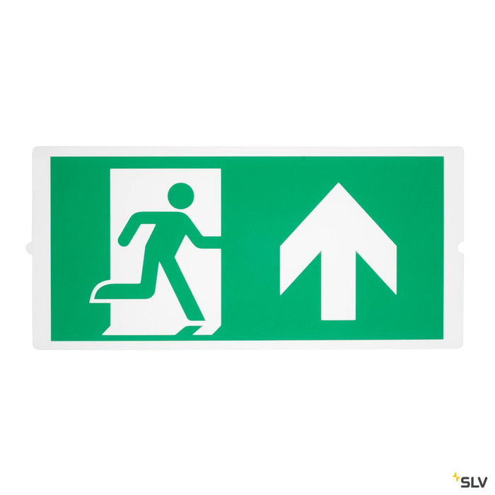PICTOGRAM FOILS, for P-LIGHT emergency exit light, set of 3, L/H 35.3/16.5 cm