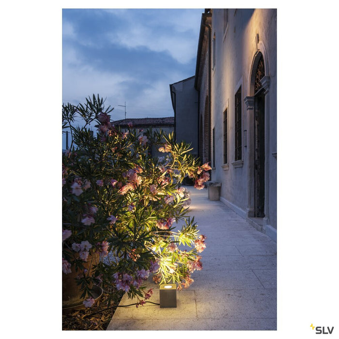 CONCRETO FL, Free-standing lamp square GU10 grey 10W