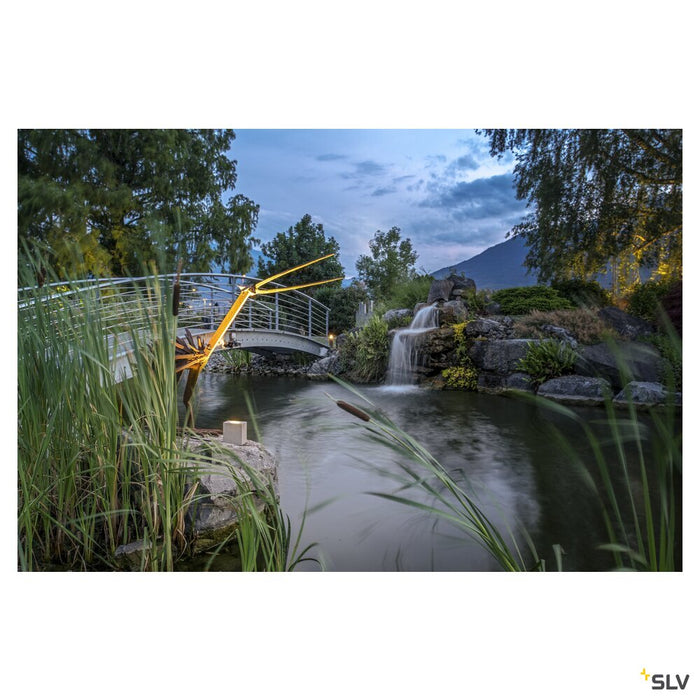 CONCRETO FL, Free-standing lamp square GU10 grey 10W