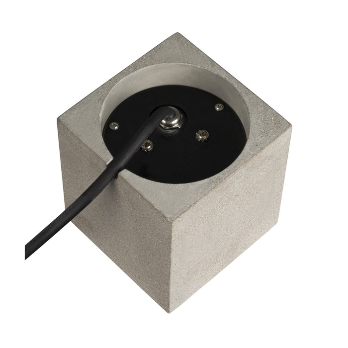 CONCRETO FL, Free-standing lamp square GU10 grey 10W