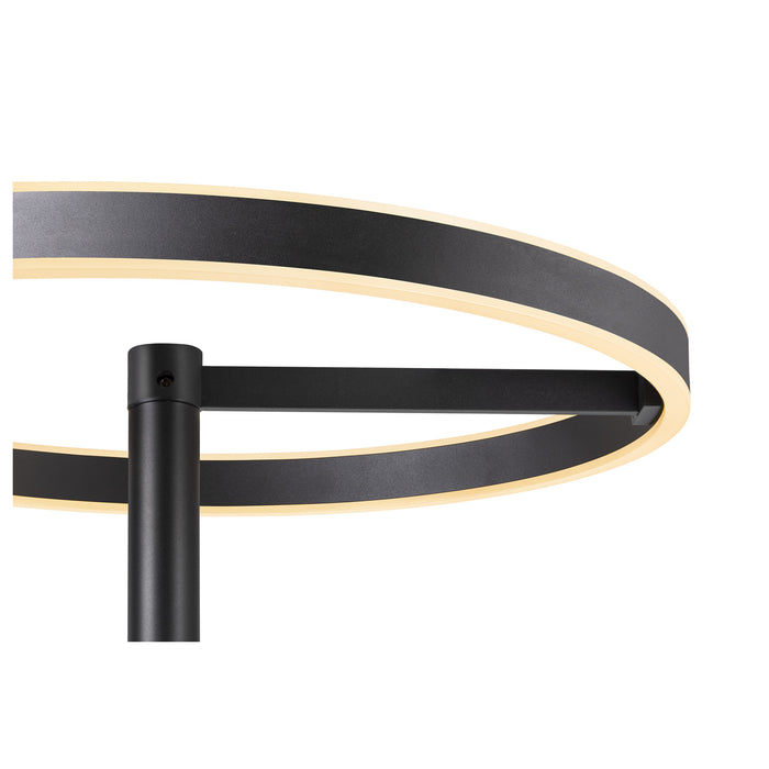 ONE STRAIGHT FL, Free-standing lamp black 20W 1200/1200lm 2700/3000K CRI90 140°