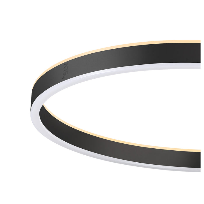 ONE STRAIGHT FL, Free-standing lamp black 20W 1200/1200lm 2700/3000K CRI90 140°