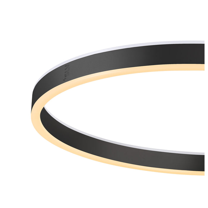 ONE STRAIGHT FL, Free-standing lamp black 20W 1200/1200lm 2700/3000K CRI90 140°