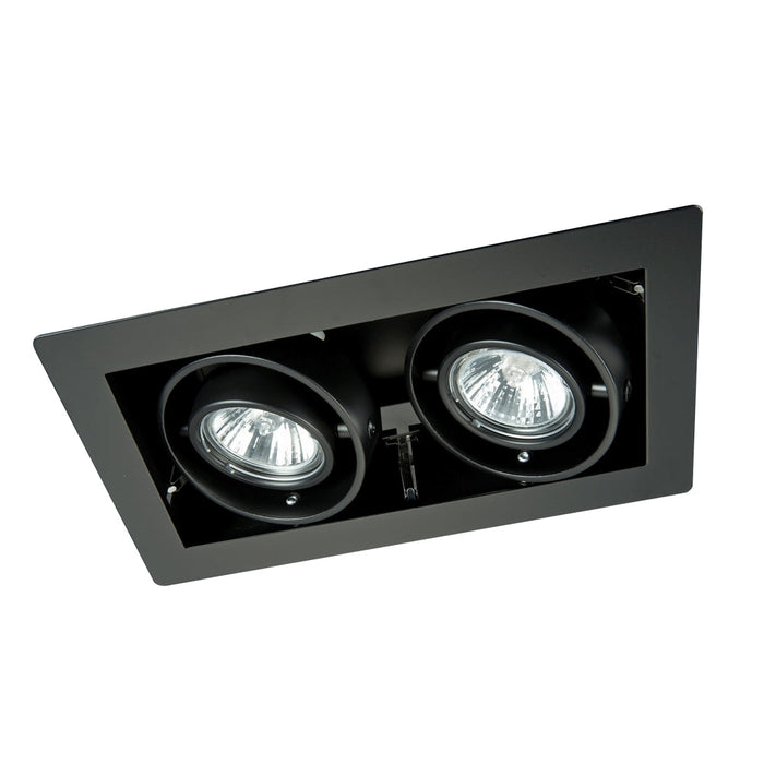 Star 2 Frame, Black, GU10, Recessed Fixture