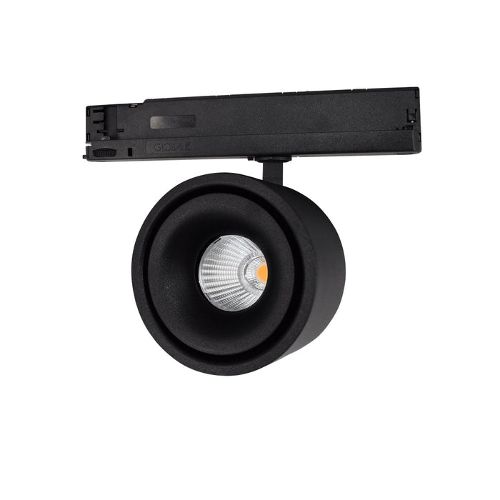 Ultimo 24°, black, 3000k, 1100lm, CRI>90, 3-phase Track Fixture-Casambi Dimmable