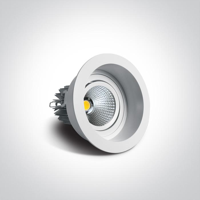 WHITE LED 18w CW 35d SEMI-TRIMLESS + DRIVER