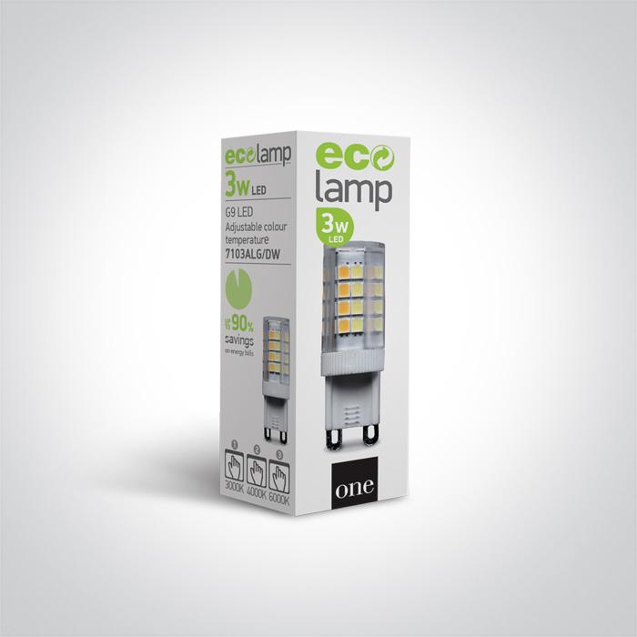 G9 LED 3w CCT ADJUSTABLE 230v
