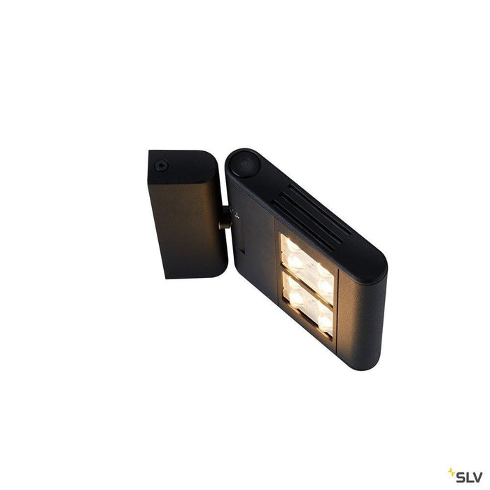 LENITO Indoor LED recessed wall light black 3000K