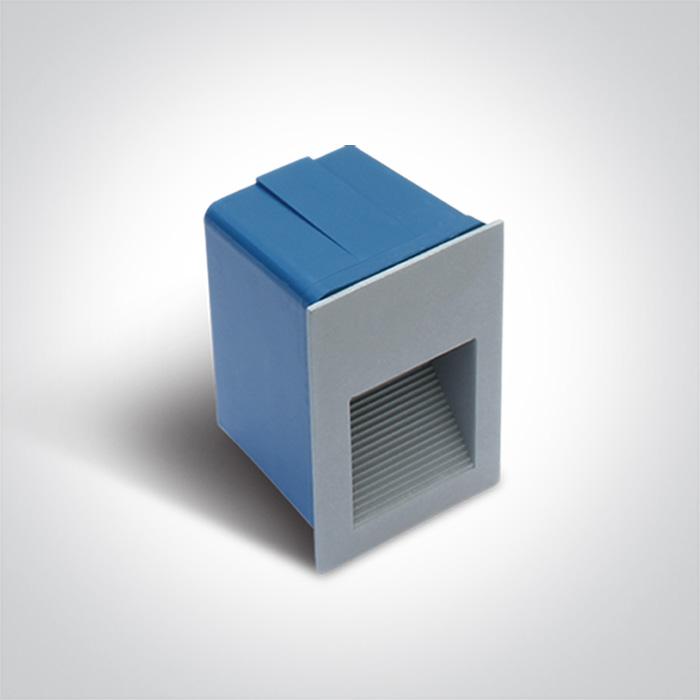 BLACK WALL RECESSED LED WW IP54 230V