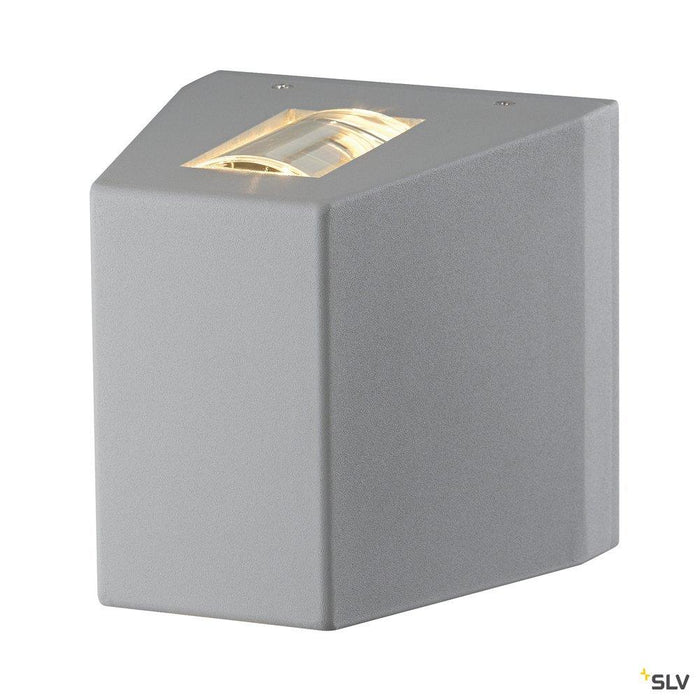 OUT BEAM QT-DE12 Outdoor Wall luminaire, Beam/Flood , silvergrey, max. 80W, IP44
