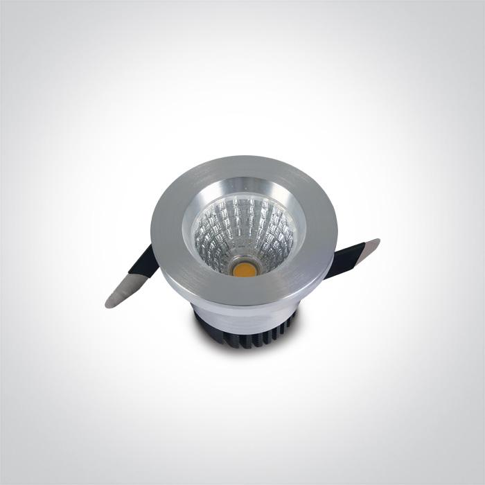 ALUMINIUM LED 5W WW IP44 30deg 230v